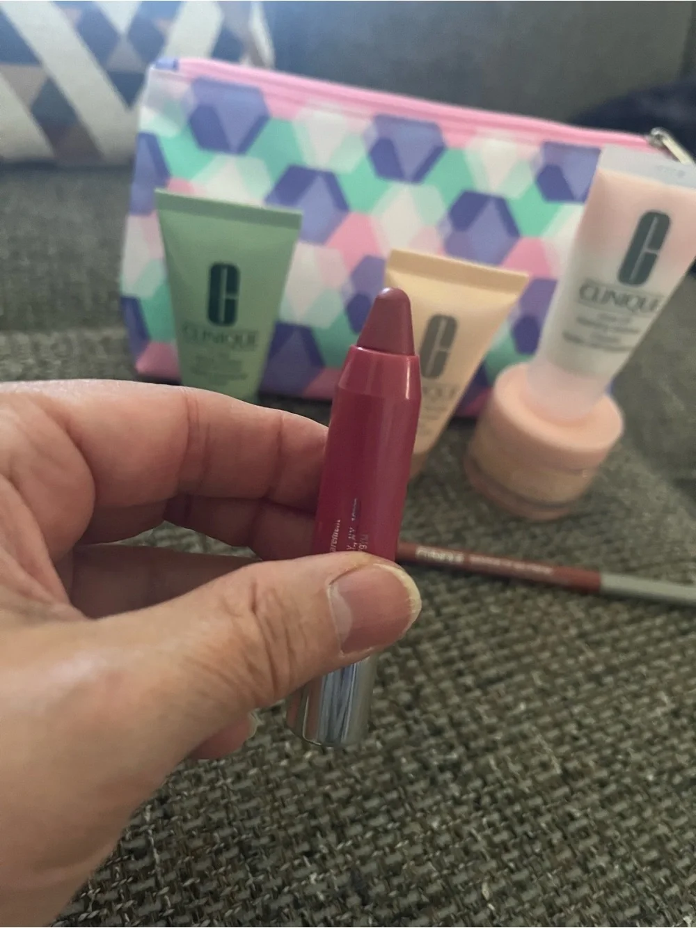 New Clinique 6 Piece w/Pouch